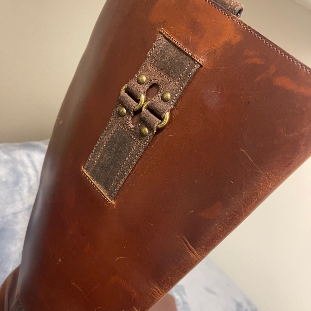 Cole Haan Clover Stretch Side-Buckle Riding Boots - Picture 7 of 11